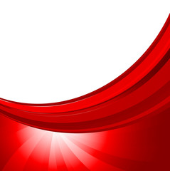 Poster - Abstract background in red color