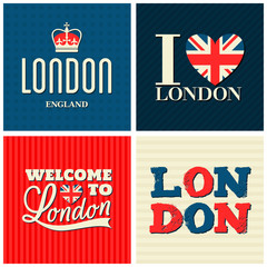 Sticker - London Cards Collection