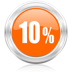 Aufkleber - 10 percent icon