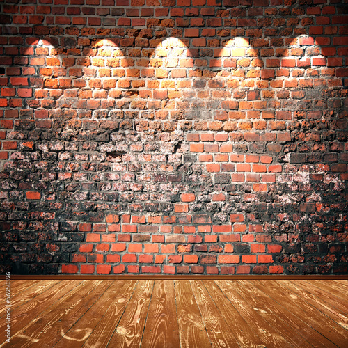 Fototapeta do kuchni brick wall