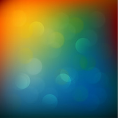 Wall Mural - Colorful background with defocused lights
