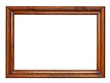 © vvoe - wooden brown picture frame