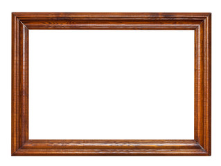 Wall Mural - wooden brown picture frame