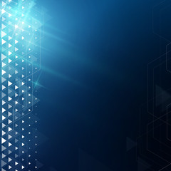 Aufkleber - Abstract Triangles Background