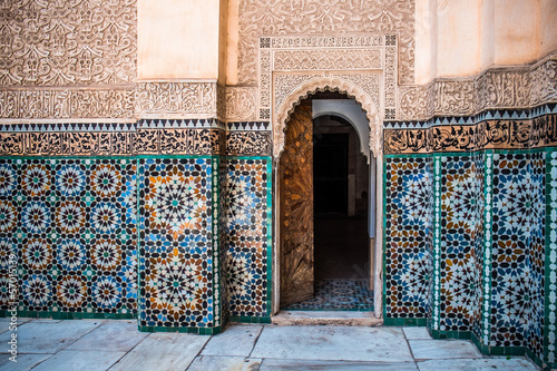 Fotografía Moroccan wall decoration