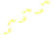 © WavebreakMediaMicro - Six yellow footprints