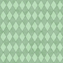 Green Diamond Shape Fabric Background
