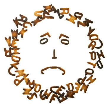 Cookie letters frame