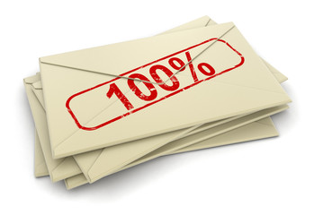 Poster - 100% letters  (clipping path included)