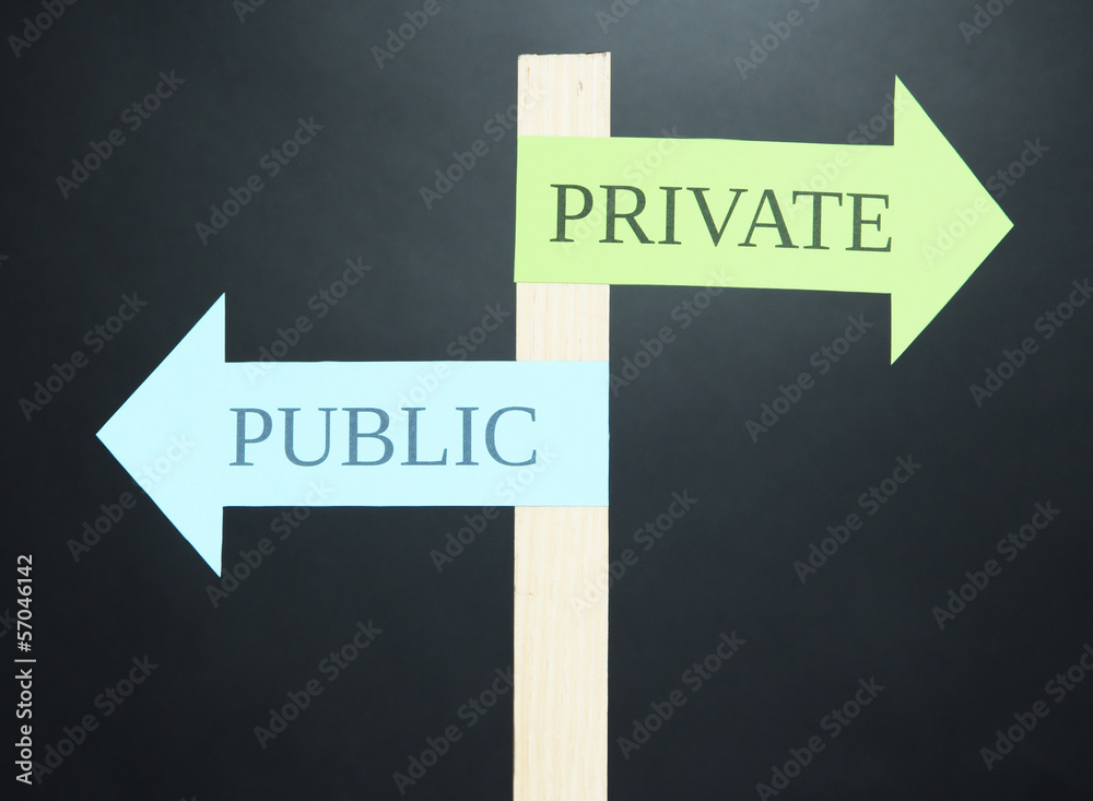 Conceptual  road signs on choice and decisions