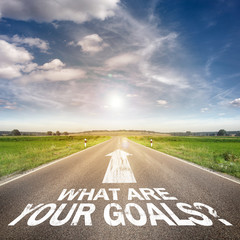 Wall Mural - What are your goals?
