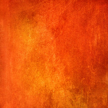 Abstract Orange Grunge Texture For Background