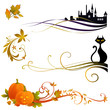 halloween scroll design