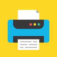 Poster - Vector Printer Icon