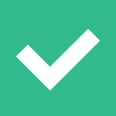 Aufkleber - Vector Tick Icon