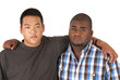 © sixdays - African American Asian brothers with arms around each other