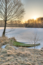 The Green Ice Filled Boat