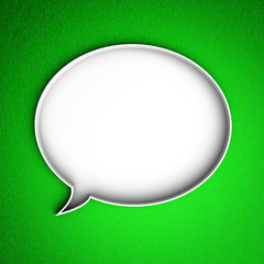 Aufkleber - Message icon. Speech bubble.