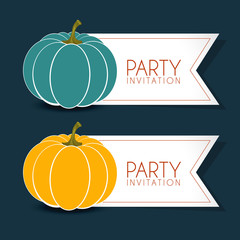 Wall Mural - halloween party label