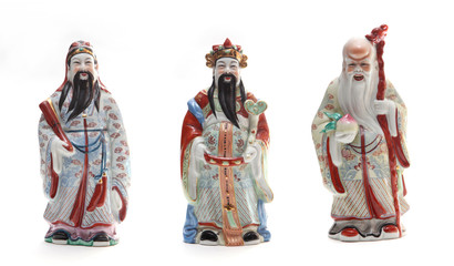 Fu Lu Shou three Chinese Gods