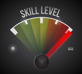 Wall Mural - skill level level illustration design graphic