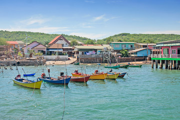 Wall Mural - Colorful boat