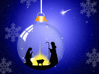 Poster - Christmas Nativity scene