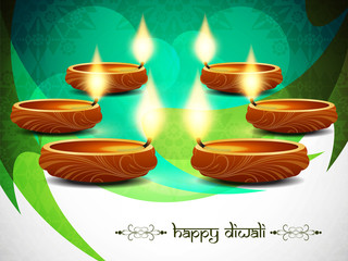 artistic background design for diwali festival