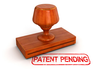 Sticker - Rubber Stamp patent pending (clipping path included)