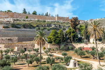 Wall Mural - Jerusalem old walls, Israel