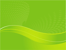 Green Abstract. Vector Background.