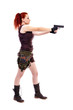 © Xalanx - Woman holding a gun and aiming