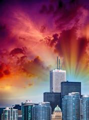 Canvas Print - Toronto, Canada. Beautiful city skyline on a sunny day