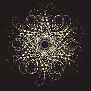 Luxurious monogram
