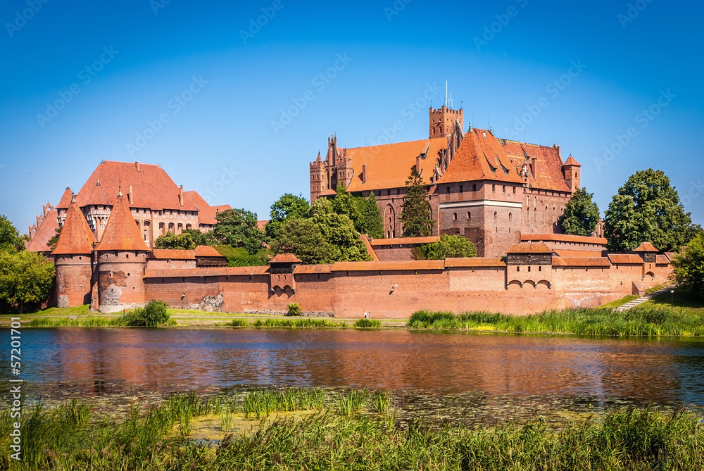 Zamek Krzyżacki  Malbork - obrazy, fototapety, plakaty 