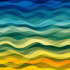 Poster - Abstract Wavy Background
