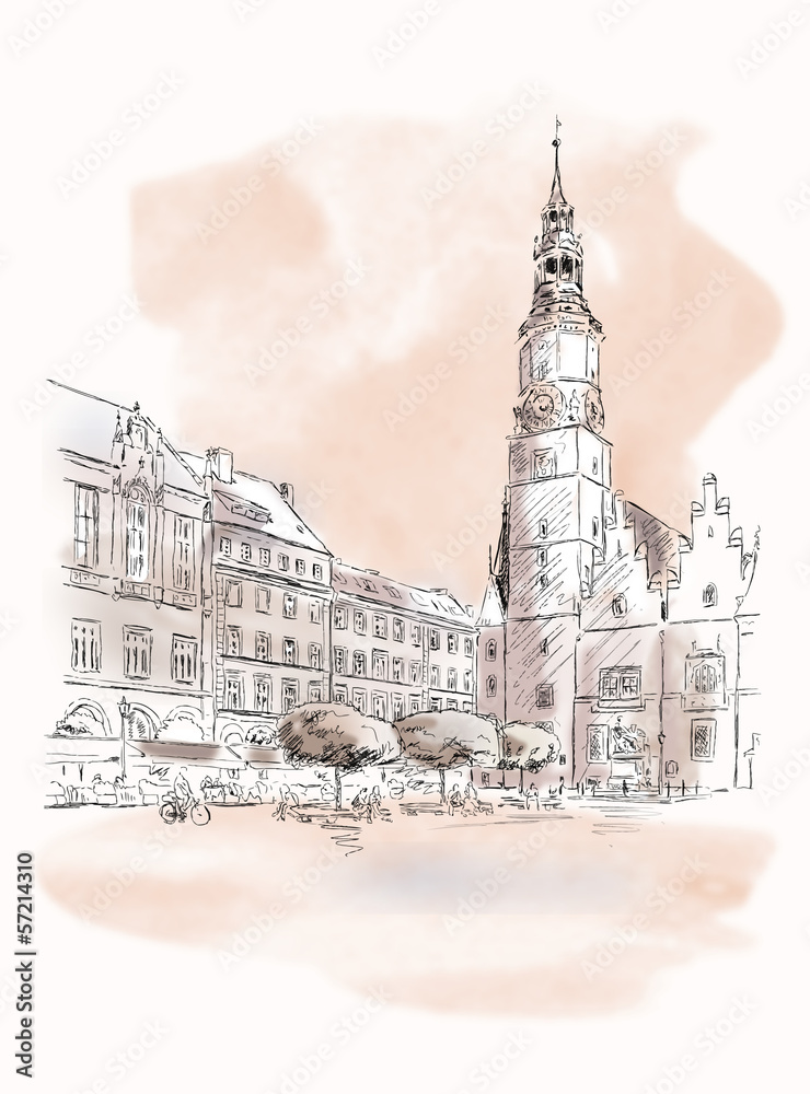 wroclaw-akwarela