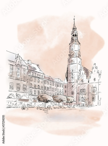 wroclaw-akwarela