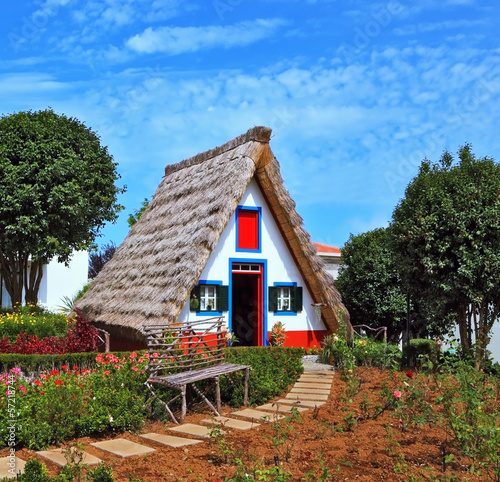 Fotografie, Obraz The village - Museum of the Portuguese island of Madeira.