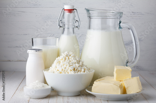 Tapeta ścienna na wymiar Dairy products