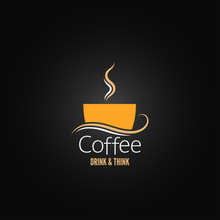 Coffee Cup Label Concept Menu