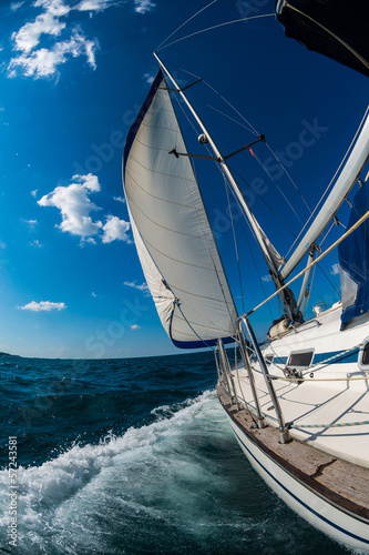 Naklejka - mata magnetyczna na lodówkę Sailing