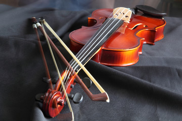 Plakat sztuka skrzypce muzyka