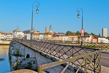 Wall Mural - PONT ET VILLE