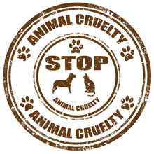 Stop Animal Cruelty-stamp