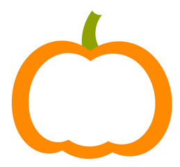 Wall Mural - pumpkin shape