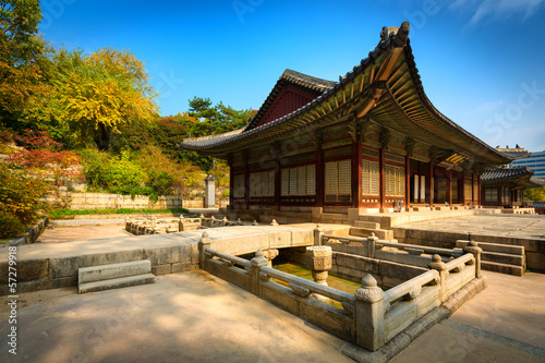 Park of Changgyeonggung Palace, Seoul, South Korea. Poster
