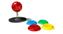Arcade Control Joystick And Buttons