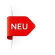 NEU - Roter Sticker Pfeil mit Schatten