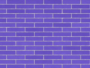 Purple brick wall